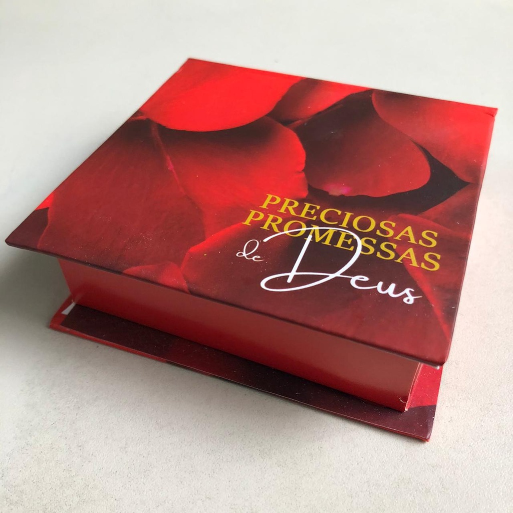 Caixa de Preciosas Promessas de Deus com versículos da Bíblia Sagrada!