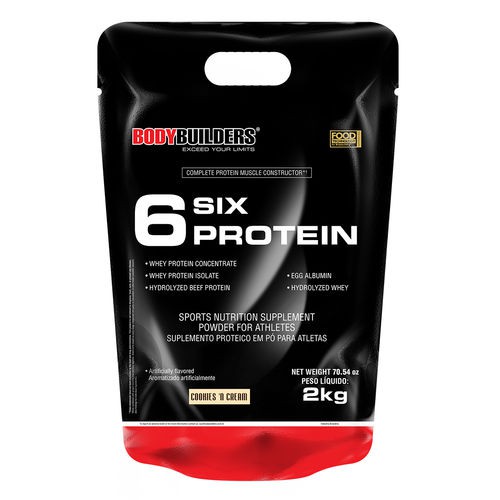 Whey 6 Six Protein Bodybuilders 2kg Shopee Brasil