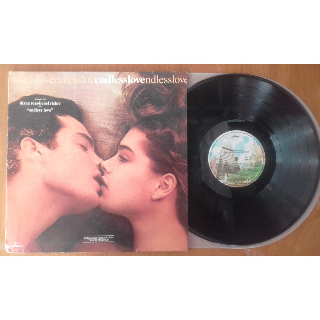 LP Disco Vinil ENDLESS LOVE Trilha Sonora de Lionel Richie e Diana Ross p/  Filme 