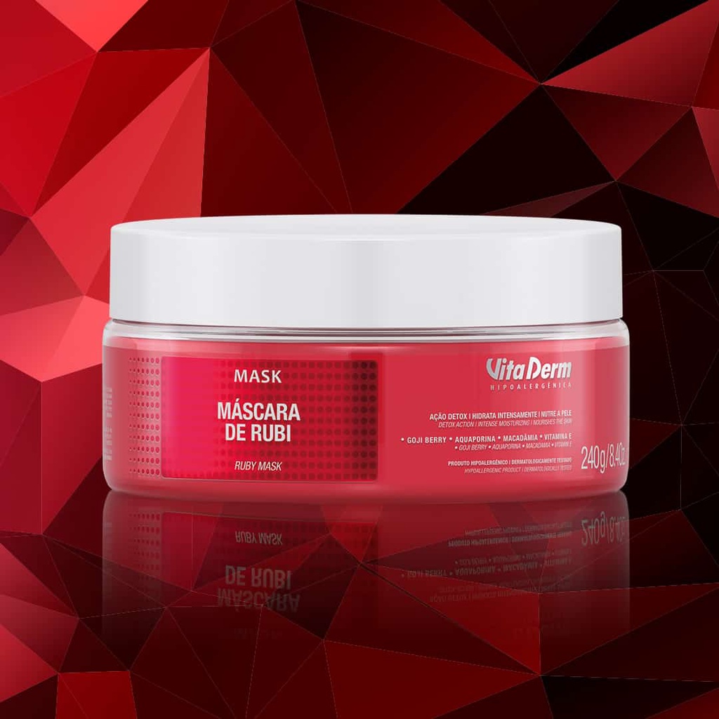 Máscara De Rubi Vita Mask - Vita Derm 240gr | Shopee Brasil