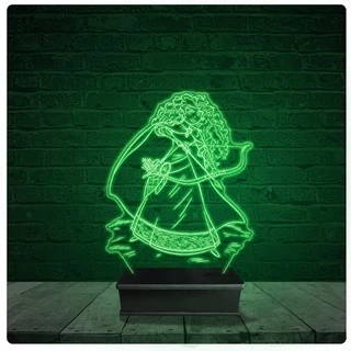 Luminária Abajur Acrílico Led - Valente Filme 15