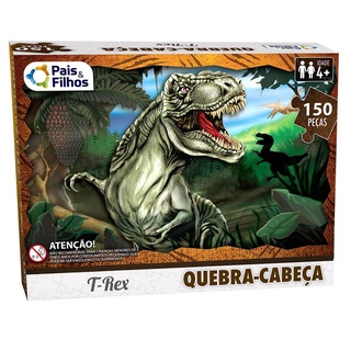 Quebra Cabeça Dinossauros Período Jurássico 1000 Peças Toyster