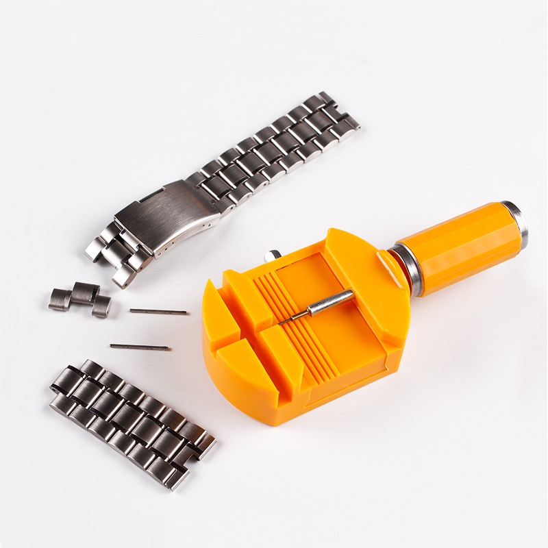 Pessoal Simples Relógio De Pulso Cadeia Ajustador Assista Fix Ferramentas Pulseira Banda Repair Tool Kit Watch Band Link Pin Removedor Ajustável