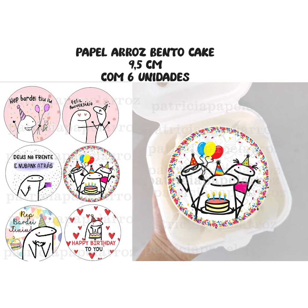 Papel De Arroz Bento Cake Flork Meme Amor Da Minha Vida em Promoção na  Americanas