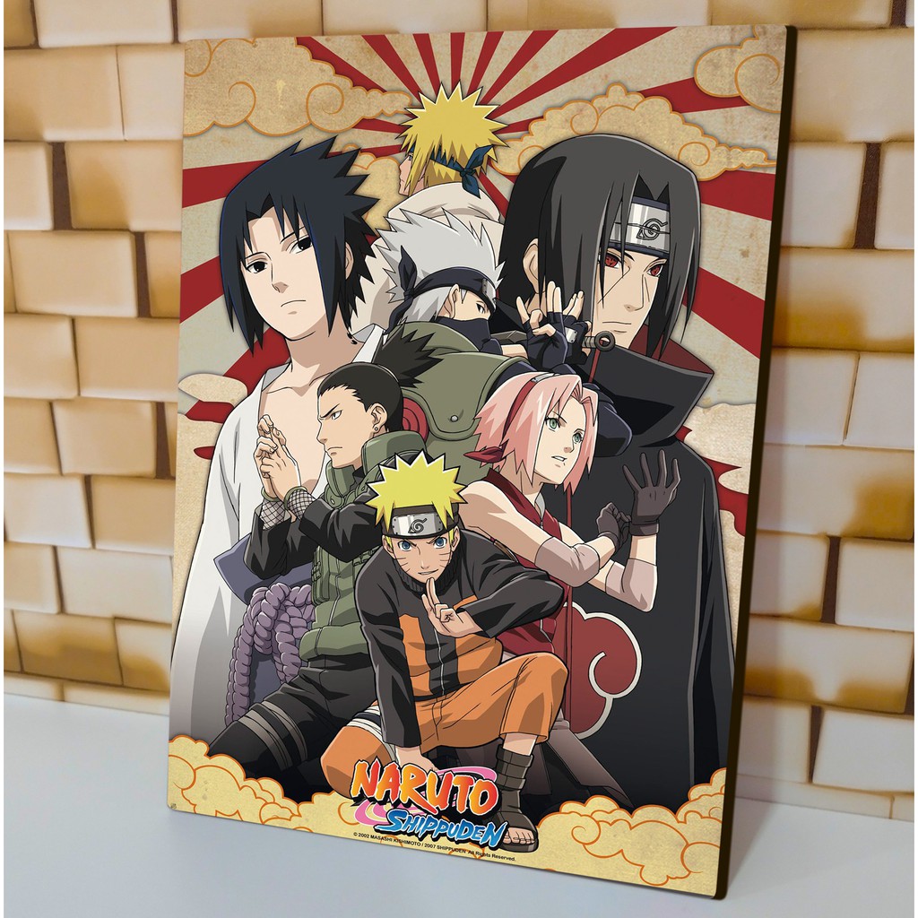 Quadro Decorativo Naruto Clássico Poster 23x33cm