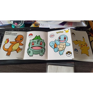 Envelopes Pokemon Mc Donald's Cartas+adesivos+moldura+estojo