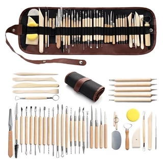25 Kit de escultura peças de argila para modelar ferramenta de modelagem de cerâmica esculpida para fazer você mesmo
