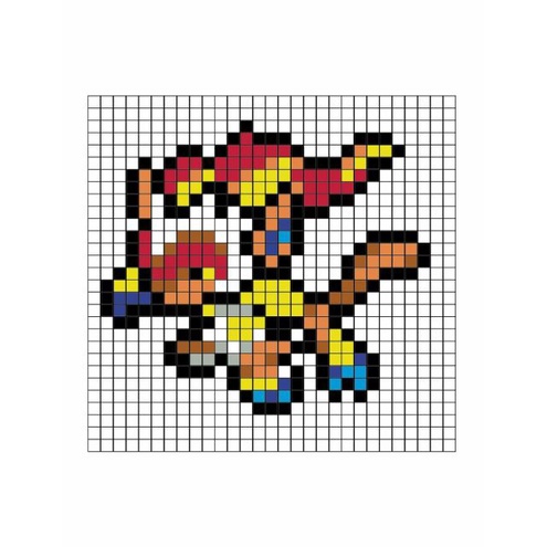 Pokémons Fofos Ímã ou Chaveiro - Pixel Art/ Hama Beads