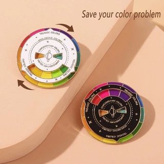 Pin Pino Esmalte Bússola Colorido Formal Personalizado Chapéu Broches Bolsa Lapela Badge Jewelry Gift Para Amigos De Belas Artes