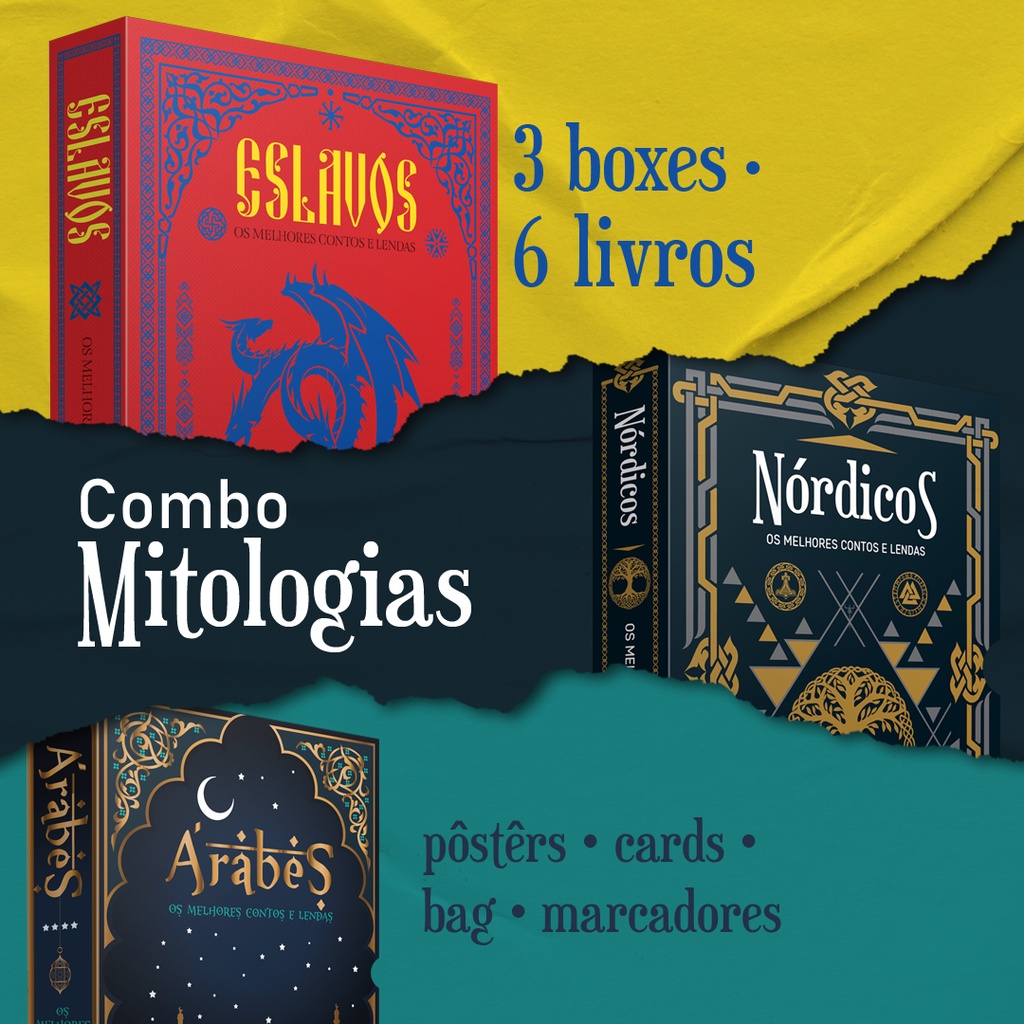 Box Árabes - Os melhores contos e lendas + Pôster, Marcadores e Cards