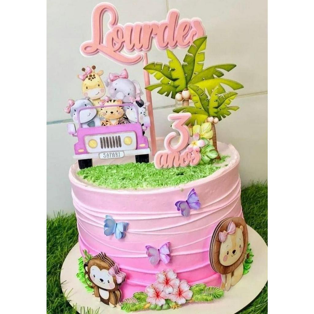 Lourde Cake - Bolo de Chantilly com tema Carros para o
