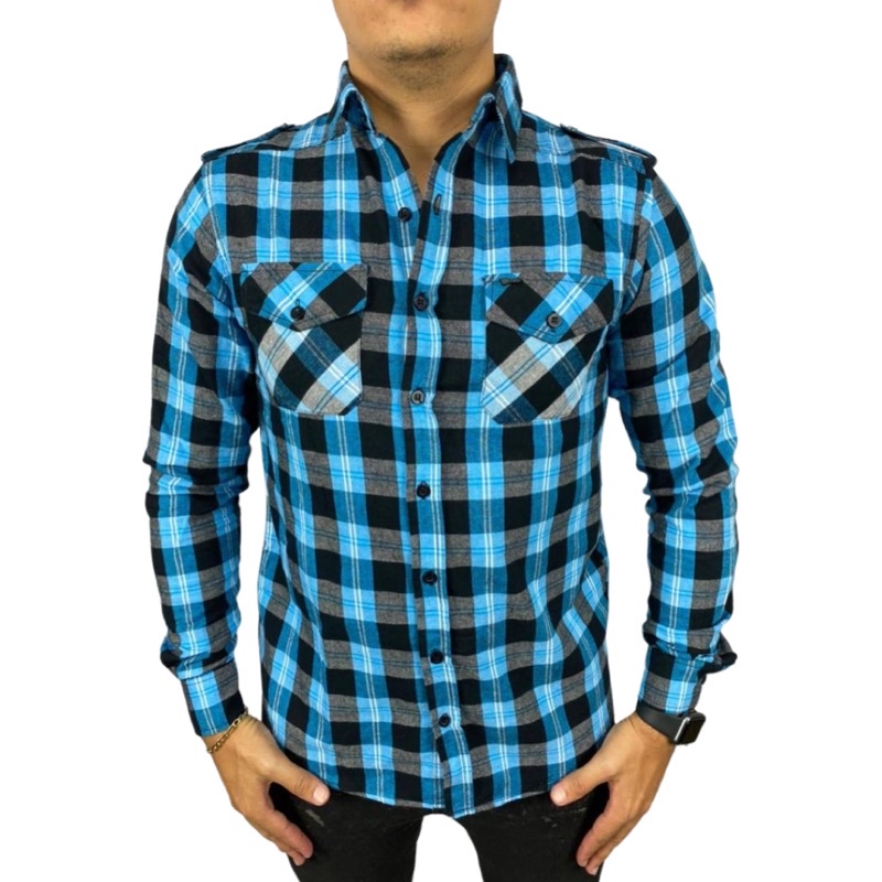 Camisa Masculina Xadrez Huguess - Rocheda VIP