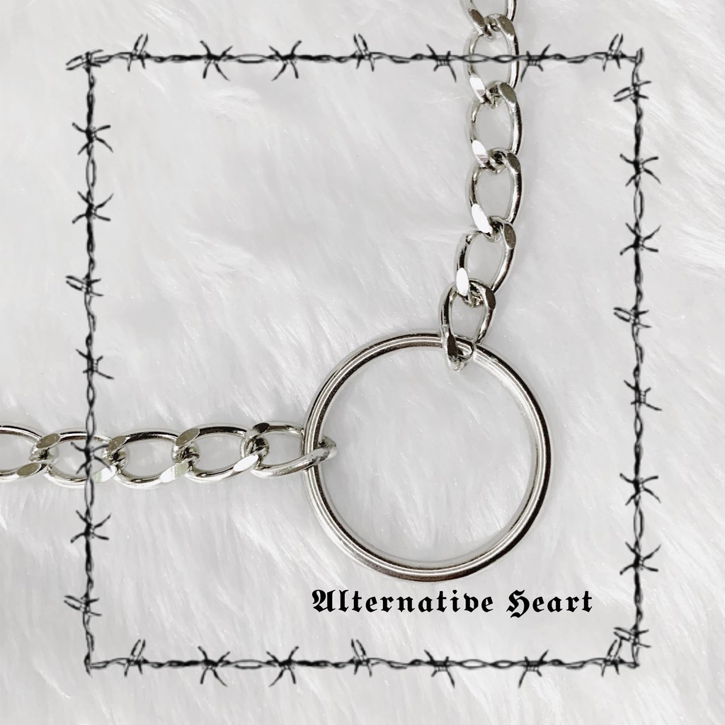 Corrente Argola Big Punk | Goth | Grunge | Alternativo | Aesthetic | E-girl