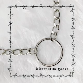Corrente Argola Big Punk | Goth | Grunge | Alternativo | Aesthetic | E-girl