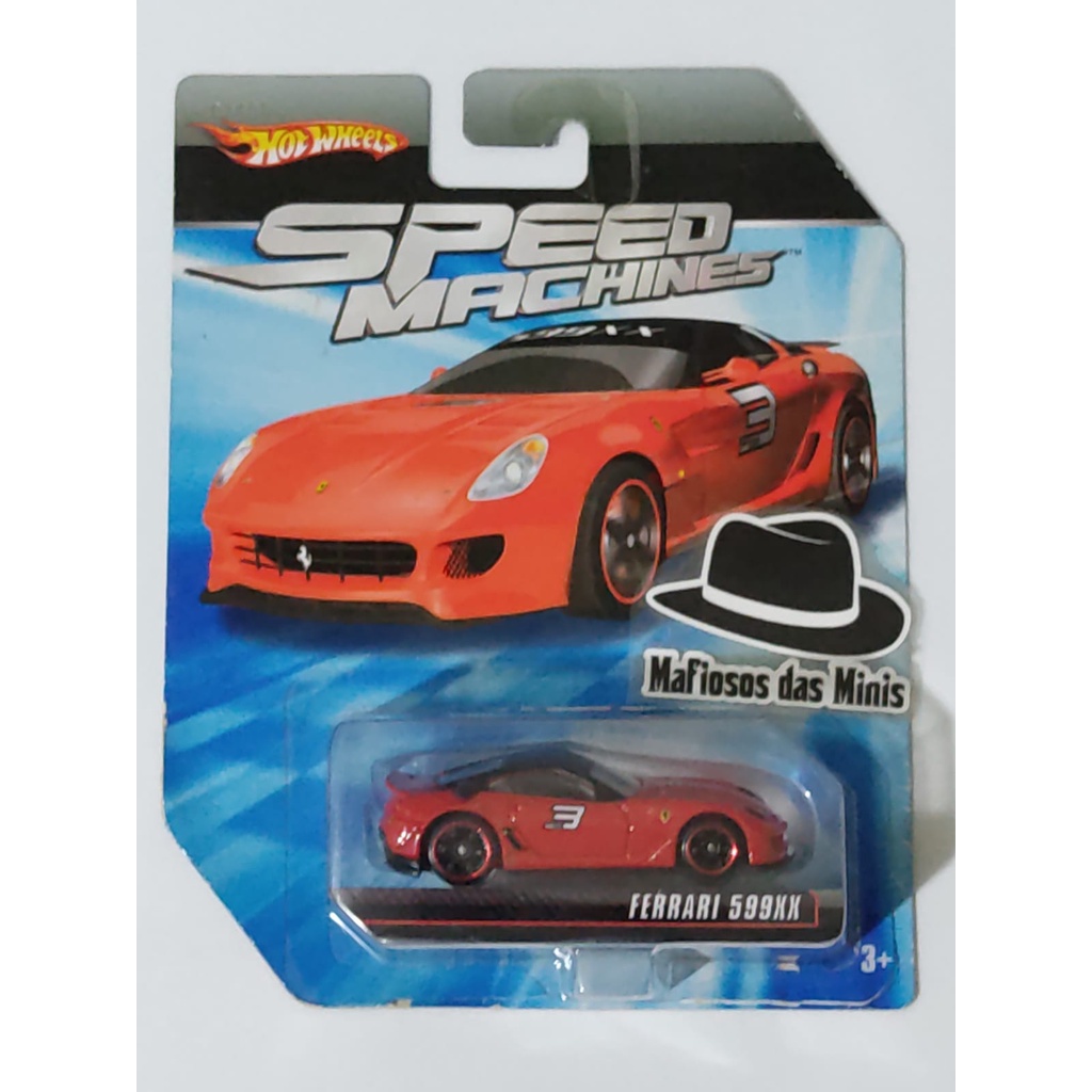 Hot wheels ferrari 599xx speed machines on sale