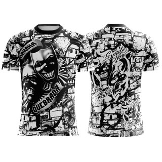 Camiseta de Quebrada Favela Moto Grau Chora Agora Ri Depois