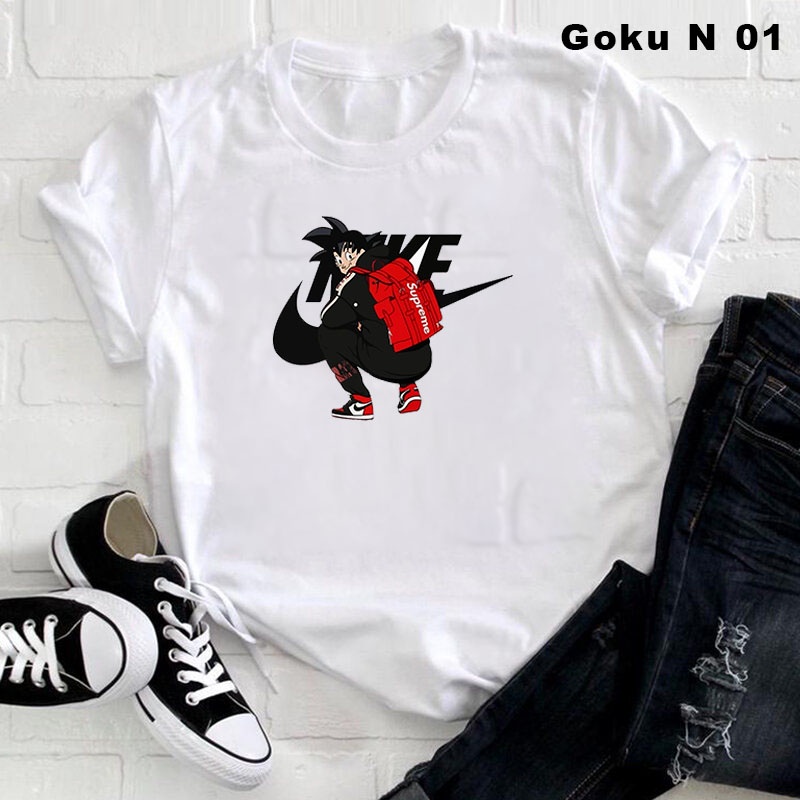 Camiseta Camisa Dragon Ball Cabelo Goku Minimalista Super Z