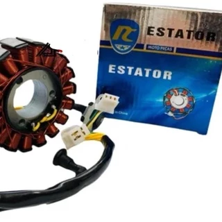 Estator cg125 fan 2009 ou titan/fan 150 2014-2015 ou ybr125 2000-2001