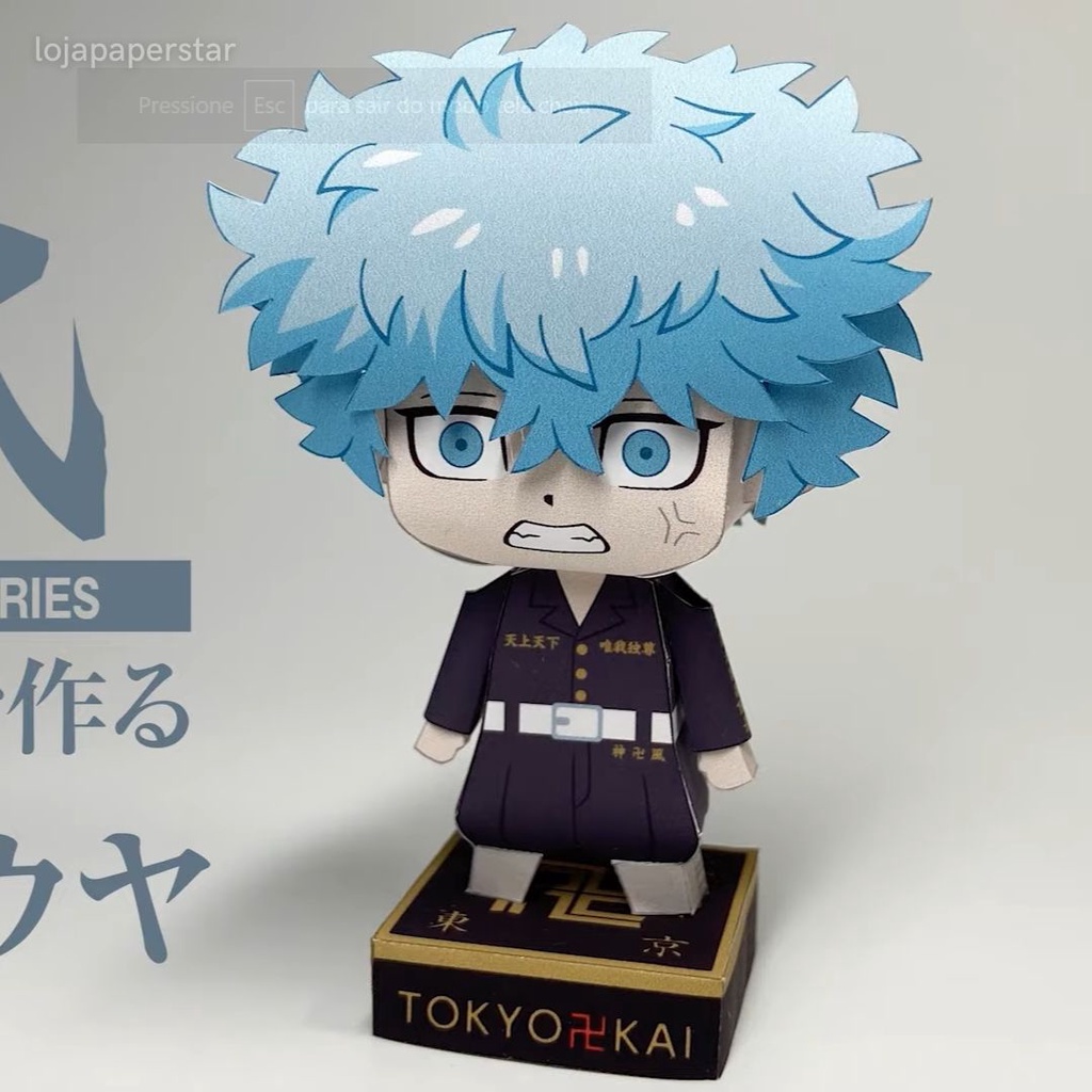 FIGURES DE TOKYO REVENGERS PAPERCRAFTS Kawata Souta e Smiley