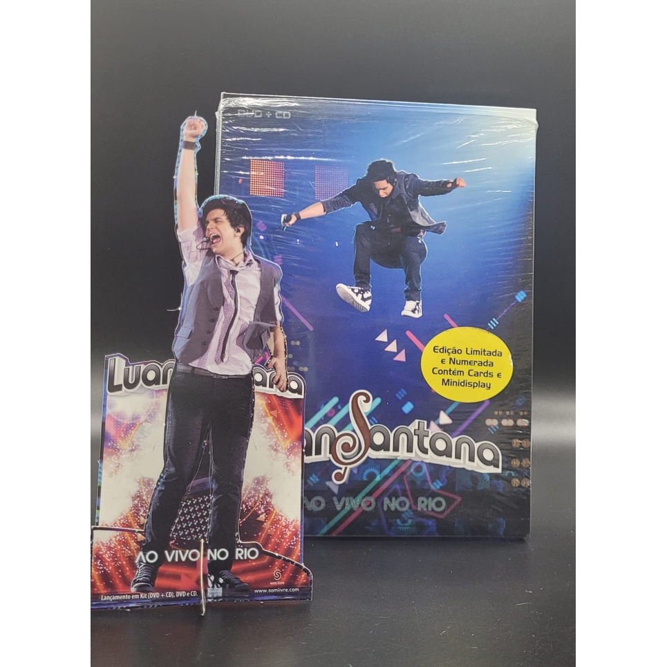 Dvd Luan Santana - Ao Vivo No Rio CD* DVD. GRATIS MINI CARD