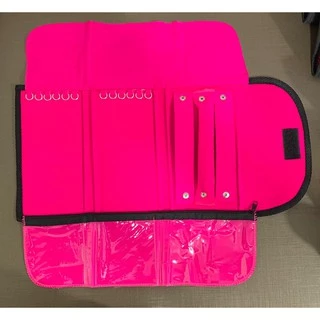 Mostruario para semijoias- bijuterias - semi-joias Porta Jóias Couro pink(rosa) temos semijoias no atacado tamanho Medio'