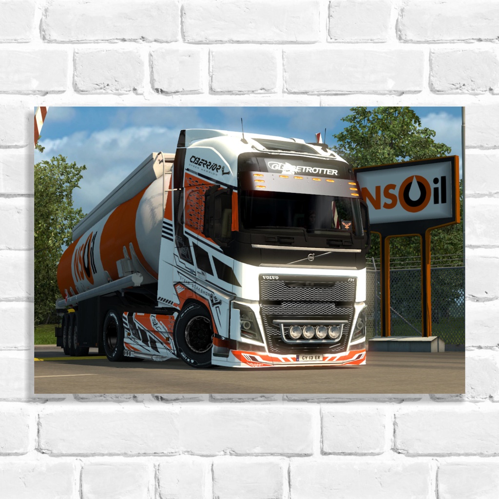 Quadro Decorativo Euro Truck