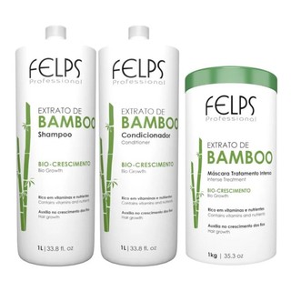 Felps Kit Bamboo Salão 2x1l + Máscara 1kg