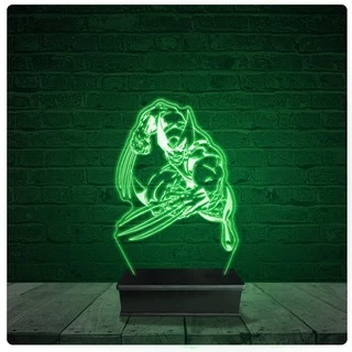 Luminária Abajur Acrílico Led - Wolverine X-Men Marvel 10