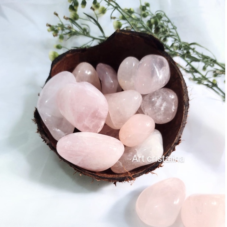 Pedras Quartzo Rosa Natural - Kit 100 gramas | Shopee Brasil
