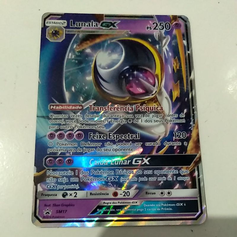 Lunala GX (SM17) - Carta Avulsa - Pokémon TCG