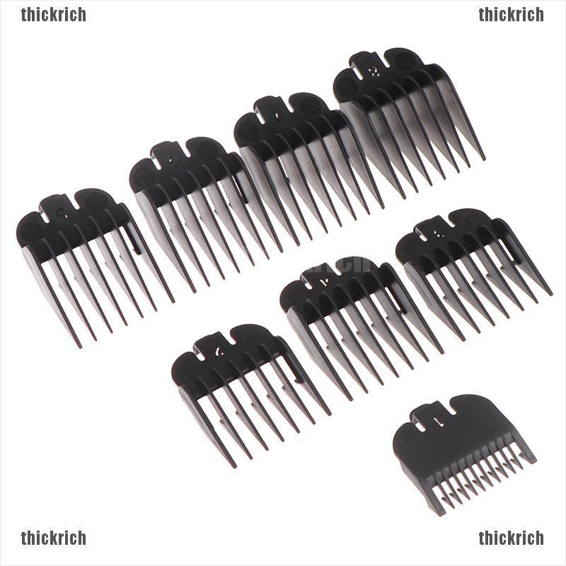 [Grande Espessura] 8 Peças, Pente De Estilismo, Máquina De Cortar Cabelo