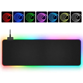 Mouse Pad Gamer Extra Grande Led Rgb 80x30cm Mousepad Pc Ps4