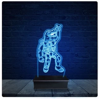 Luminária Led Acrilico Abajur - Astronauta Desenho 28