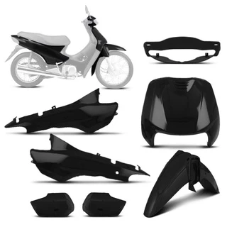 Kit Carenagem Pro Tork Completo Biz 100 1998 até 2005 Completo Moto Motoneta Piloto Modelo Antigo CÓD. 004-6034