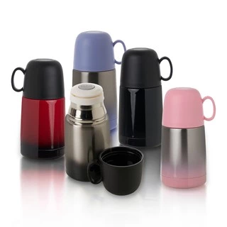 Mini Garrafa Térmica 250 ml Com Tampa Tipo Xícara