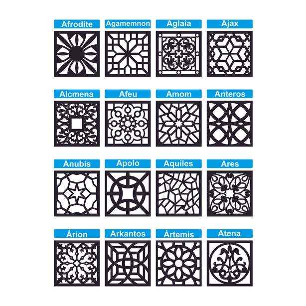 10 Pçs - Painel Mdf Vazado 40x40 Cm Divisória Ambientes - Pagina 1
