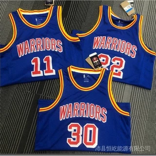 Camisa Nba Golden State Warriors No . 30 Curry 11 Thompson Colete Esportivo Clássico Edição Comemorativa plus size QSEc