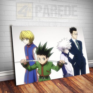 Placa Decorativa Anime Hunter x Hunter Gon Killua Kurapika