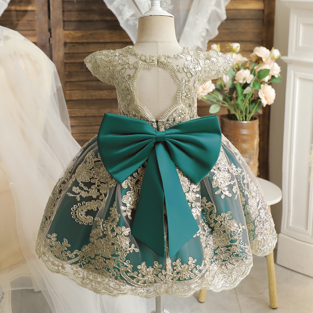 Meninas Do Bebê Crianças Princesa Festa De Casamento Flor Vestido