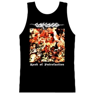 Camiseta Carcass Reek Regata. Death Metal