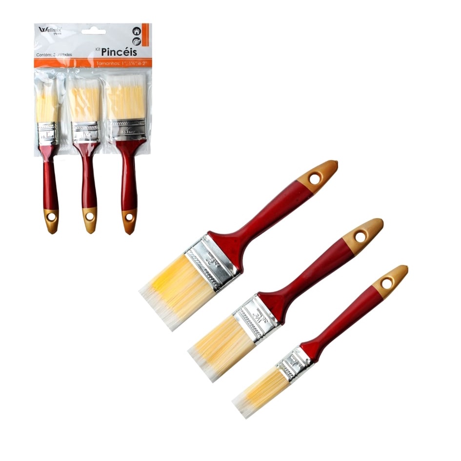 Kit Pincéis Para Artesanato Pincel Trincha Para Pinturas, Trabalhos ...