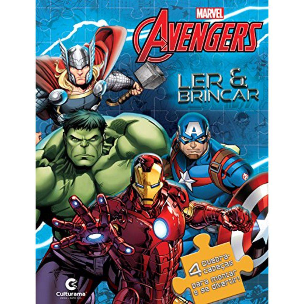 Livro Doodle Marvel Pintar e Colorir + Jogo de Dominó Vingadores