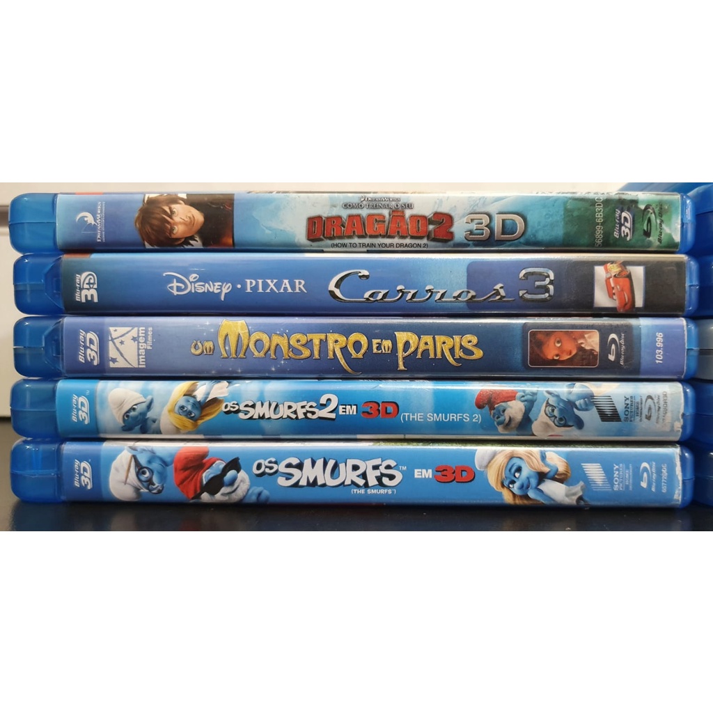 BLU RAY FILMES EM 3D (SEMINOVOS)