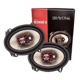 Alto Falante Bravox B3x68 6x8 Polegadas Triaxial 200w