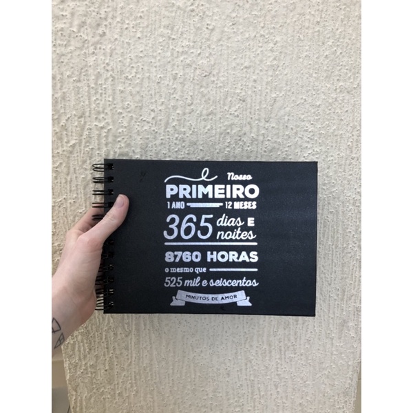 Álbum personalizado para presentear namorado(a) + 8 fotos brinde