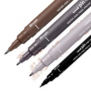 Caneta Brush Tecnica Uni Pin Uni-Ball