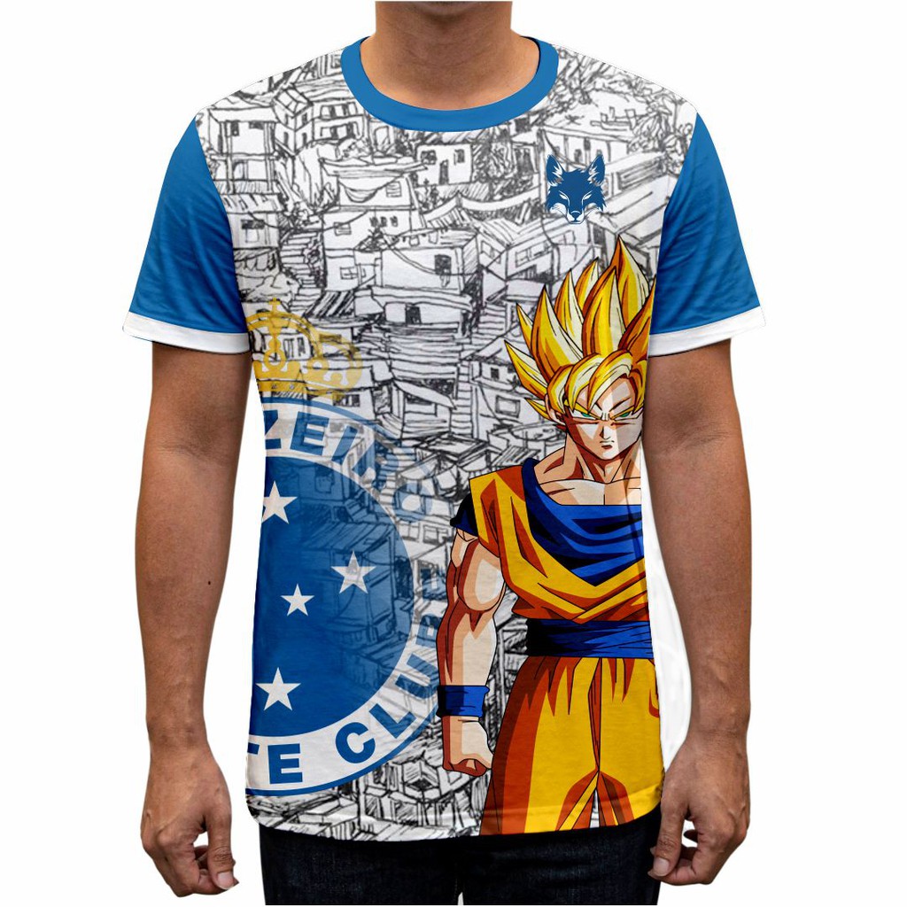 Camiseta masculina vegeta Majin Vegeta Desenho Anime Camisa Blusa Branca  Estampada em Promoção na Americanas