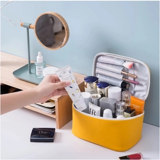 Caixa de armazenamento de cosméticos multicoloridos de grande capacidade ANJGG