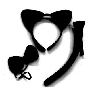 Arco De Cabeça Infantil De Pelúcia Neutro Com Orelhas De Gato em Oferta na Shopee