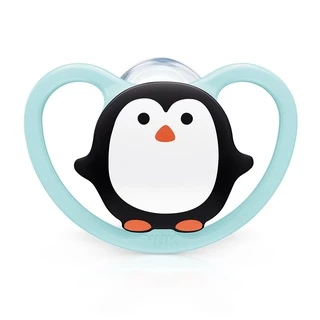 Chupeta Space Silicone 0 a 6 Meses Menino Nuk